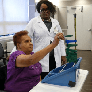 Therapist with Patient at Palm Gardens Center